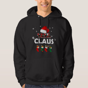 Veste À Capuche Grandma Yaya Claus Santa Hat Funny Christmas Pajam