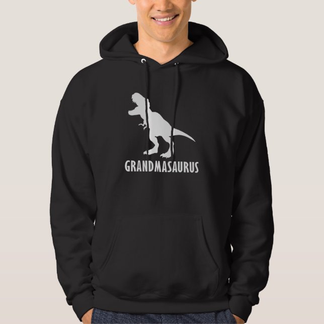 Veste À Capuche Grandmasaurus T Rex Dinosaur Grand-mère Saurus (Devant)