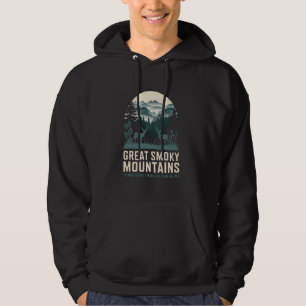 Veste À Capuche Grands Monts fumées Artistique Nature Faune Scéniq