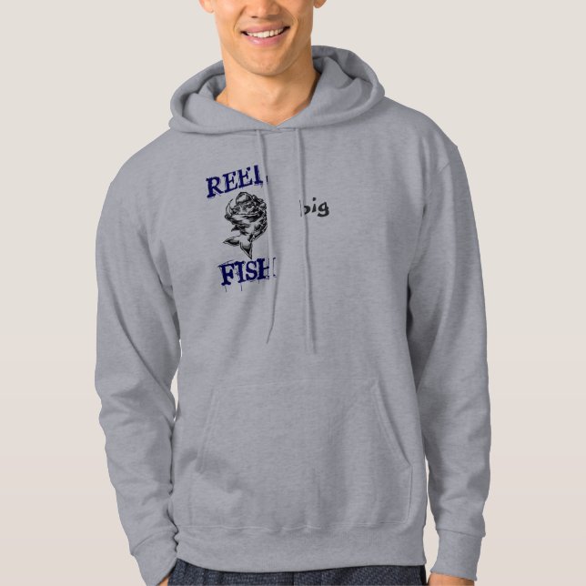 Veste À Capuche Grands poissons de bobine (Devant)