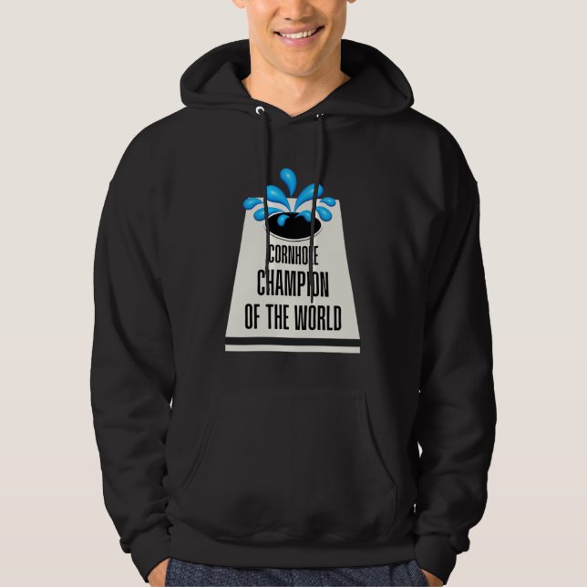Veste À Capuche Graphic Outdoor Game Apparel Cornhole Champion of  (Devant)