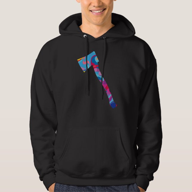 Veste À Capuche Graphique coloré Ax Ax (Devant)