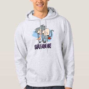 Veste À Capuche Graphique de caractères I.R. Baboon
