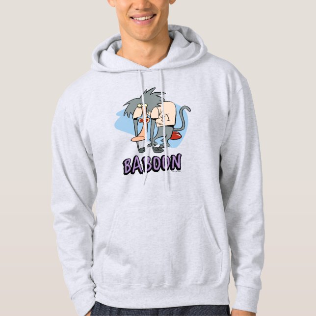 Veste À Capuche Graphique de caractères I.R. Baboon (Devant)