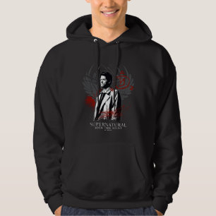 Veste À Capuche Graphique de graffiti de Castiel surnaturel