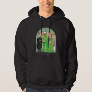 Veste À Capuche Graphique de la famille Rick et Morty
