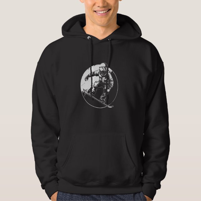 Veste À Capuche Graphique de snowboard (Devant)