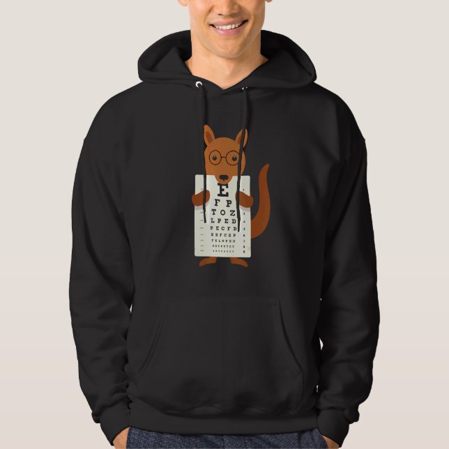 Veste À Capuche Graphique instantané de l'oeil de Kangaroo (Devant)