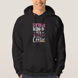 Veste À Capuche Graphique Softball Féminin Pour Femmes Filles Mam