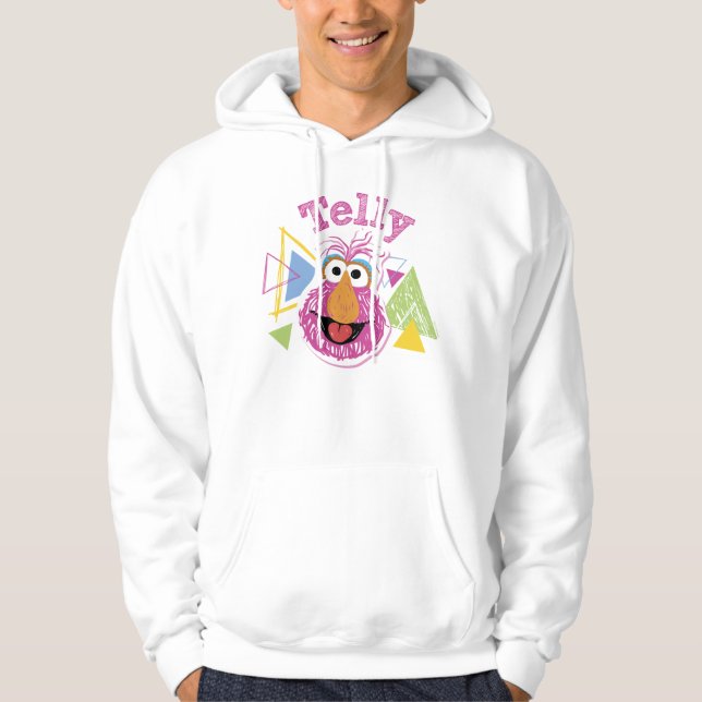 Veste À Capuche Graphisme amusant de Telly Monster (Devant)