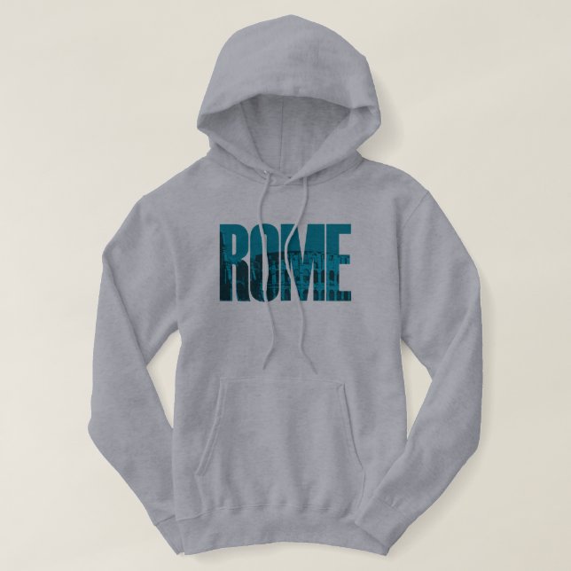 Veste À Capuche Graphisme de Rome (Design devant)
