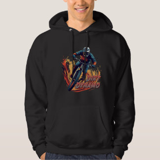 Veste À Capuche Graphisme et texte en descente