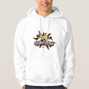 Veste À Capuche Graphisme tendance de la grève de bowling