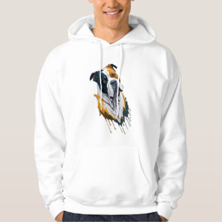 Veste À Capuche Gras Bulldog Drift - Artistique Chien T-Shirt Desi