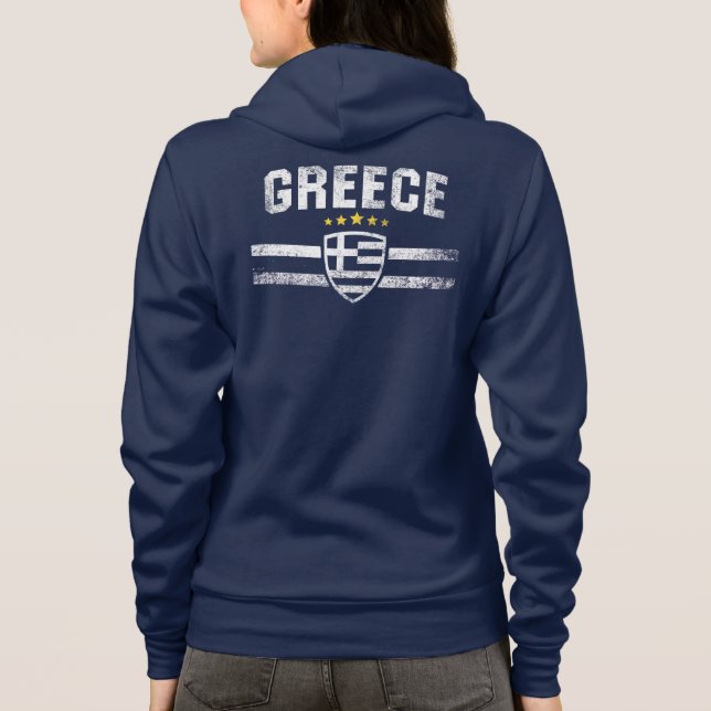 Veste À Capuche Grèce (Dos)