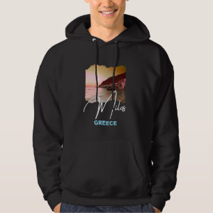 Veste À Capuche Grèce Milos Souvenir Grèce Milos