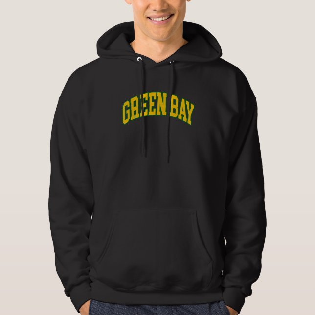 Veste À Capuche Green Bay Wisconsin Throwback Classic (Devant)