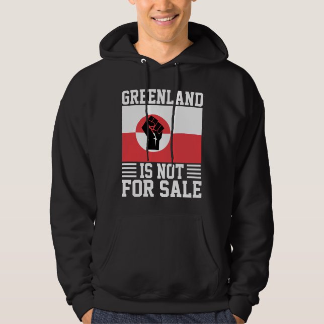 Veste À Capuche Greenland Is Not For Sale - Support Greenland (Devant)