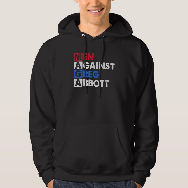 Veste À Capuche Greg Abbott Texas Patriotique républicain patrioti (Devant)