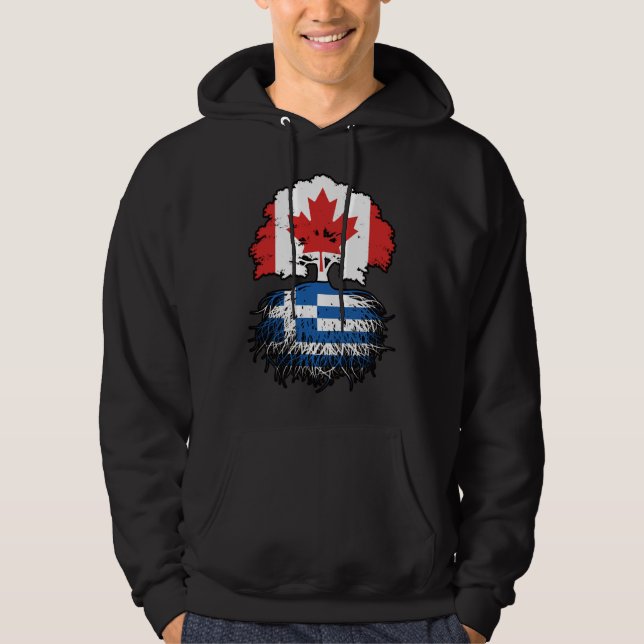Veste À Capuche Grégation Grégoire canadienne Canada Tree Roots Fl (Devant)
