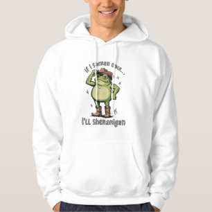 Veste À Capuche Grenouille de santé mentale drôle Shenanigan