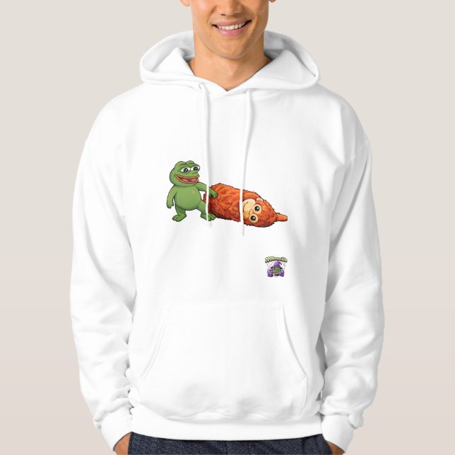 Veste À Capuche grenouille et singe (Devant)