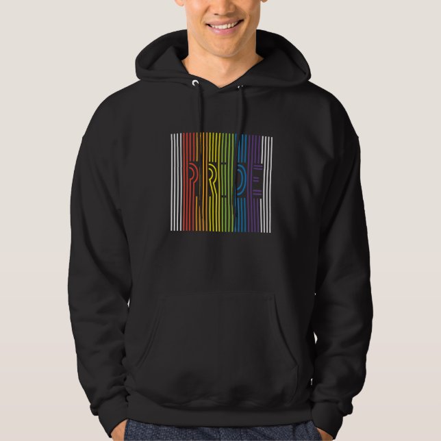 Veste À Capuche Grille arc-en-ciel (Devant)