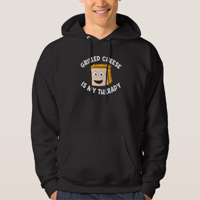 Veste À Capuche Grilled Cheese  Designs Men Women Grilling Foodie (Devant)