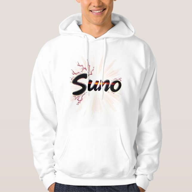 Veste À Capuche Grok Suno avec T-shirt design "Gene" (Devant)