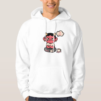 Veste À Capuche Grumpy Cute Oni - "L'enfer est doux aujourd'hui"