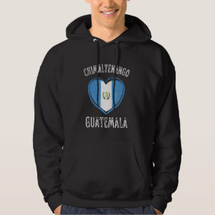 Veste À Capuche Guatemala Drapeau Coeur Chimaltenango Ville