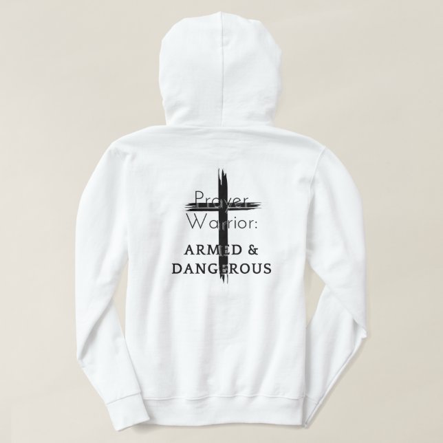 Veste À Capuche Guerrier de prière (Design dos)