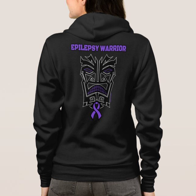Veste À Capuche Guerrier/Tribal...Epilepsie (Dos)