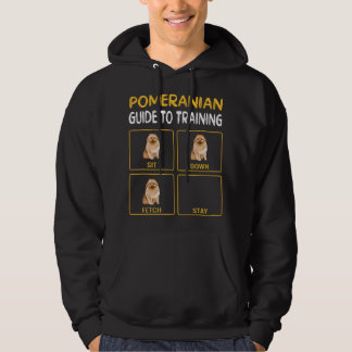 Veste À Capuche Guide drôle de Pomeranian pour dresser votre chien