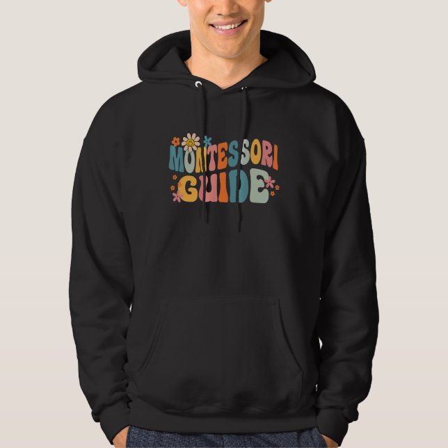Veste À Capuche Guide super Montessori Retour à l'école (Devant)