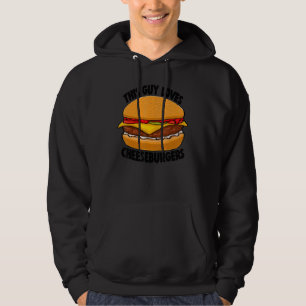 Veste À Capuche Guy Loves Cheeseburger Burger Tee Femme Foodie