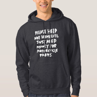 Veste À Capuche Gwosts Need Money For Motorcycle Parts Hoodie