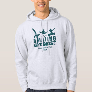 Veste À Capuche Gymnaste Extraordinaire personnalisé Nom de la dat