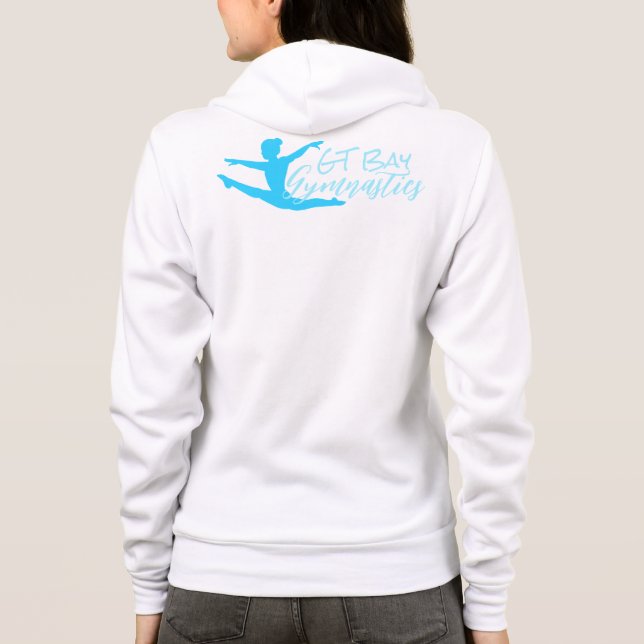 Veste À Capuche Gymnastique GTbay *foncé* (Dos)