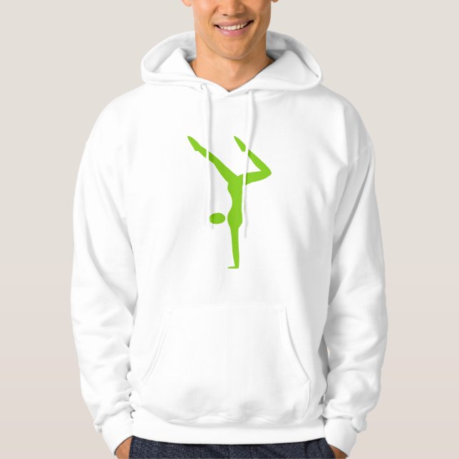 Veste À Capuche Gymnastique - Martian Green (Devant)