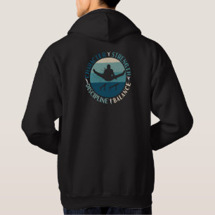 Veste À Capuche Gymnastique masculine Caractère Force Discipline