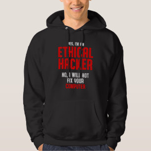 Veste À Capuche Hacker éthique Cybersécurité It Pen Tester 2