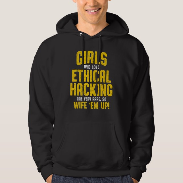 Veste À Capuche Hacker éthique Cybersécurité It Pen Tester 7 (Devant)