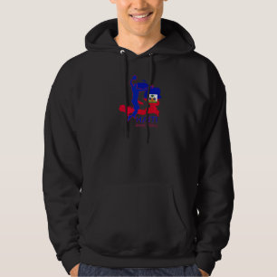 Veste À Capuche Haïti Basketball Caraïbes Sport Haïti Drapeau Port