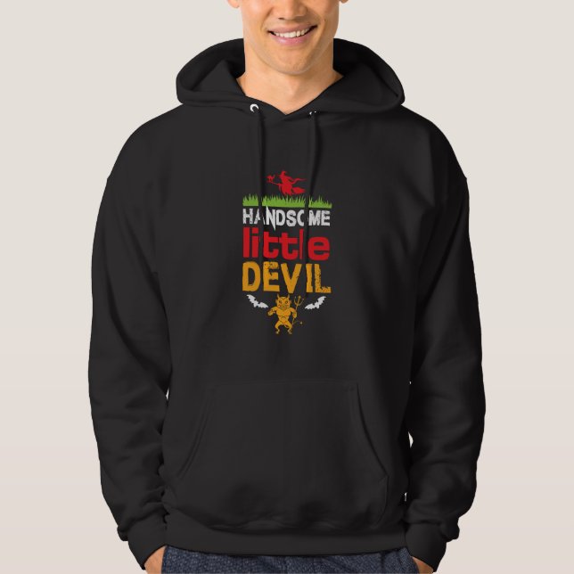 Veste À Capuche Halloween beau petit anniversaire (Devant)