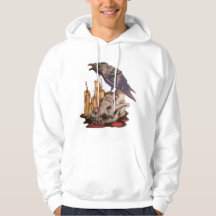 Halloween crâne corbeau