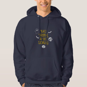 Veste À Capuche Halloween Eat Drink and Be Scary Birthday