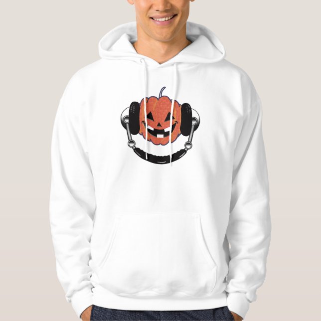 Veste À Capuche Halloween/écouteurs/vers le bas (Devant)