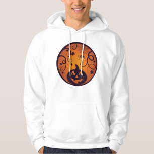 Veste À Capuche Halloween Jack-o'-lantern citrouille visage et ara
