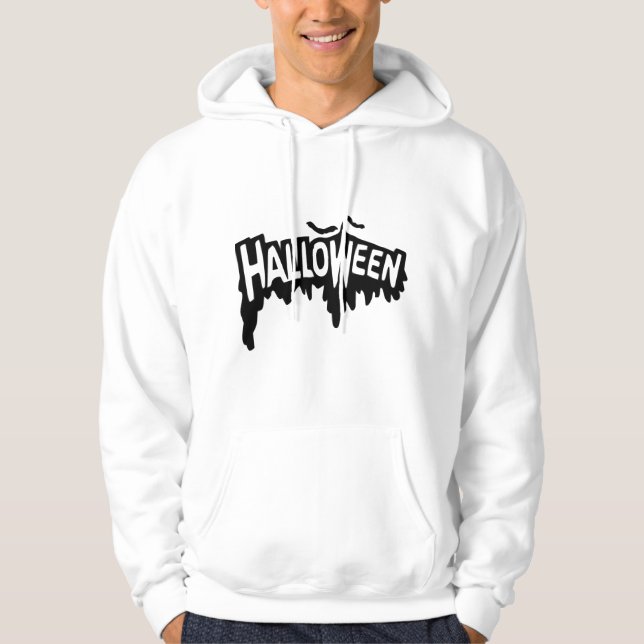 Veste À Capuche Halloween noir (Devant)